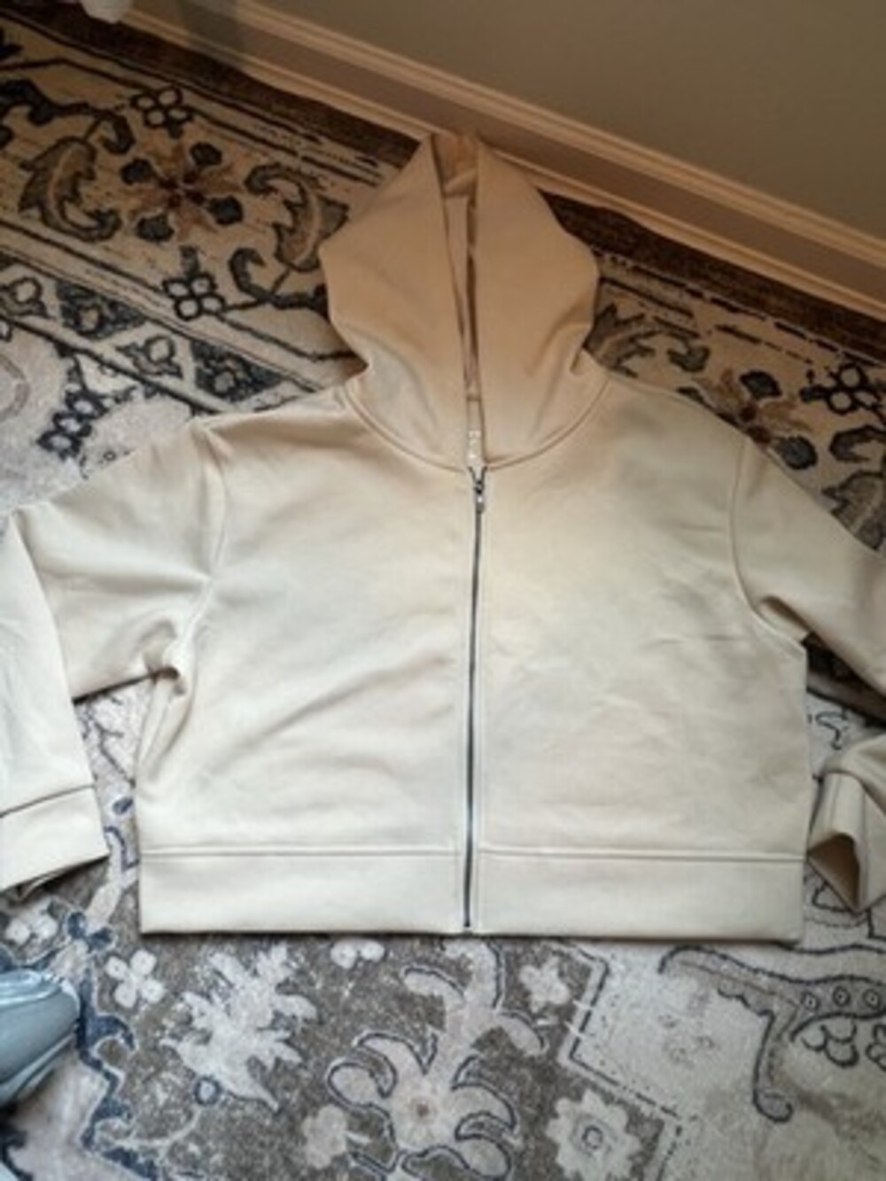 Womens A New Day Active Zip Jacket Sz XL Cream Color